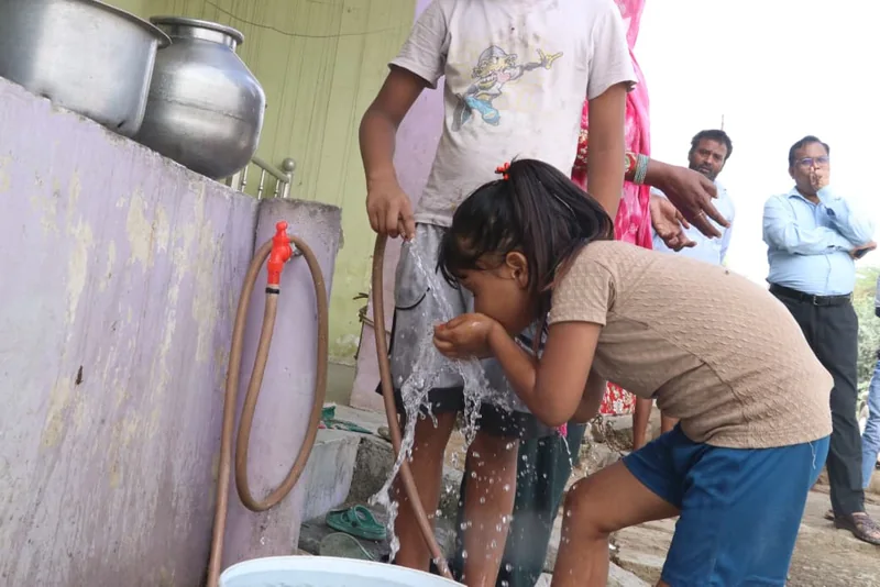 ग्राम चितौरा के हर घर में पहुंचा मीठा पानी